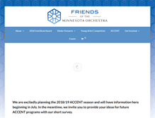 Tablet Screenshot of friendsofminnesotaorchestra.org